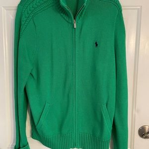 Ralph Lauren Sport green cardigan